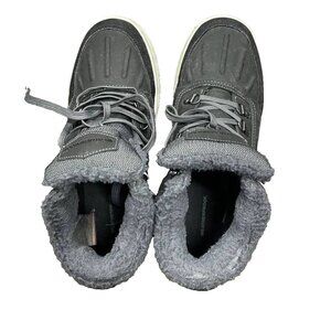 Weatherproof Slope 1624753 Men's Lace-Up Sneaker Boots Black Gray Size 8 Used